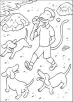 coloriage zephyr l ami de babar mange une glace